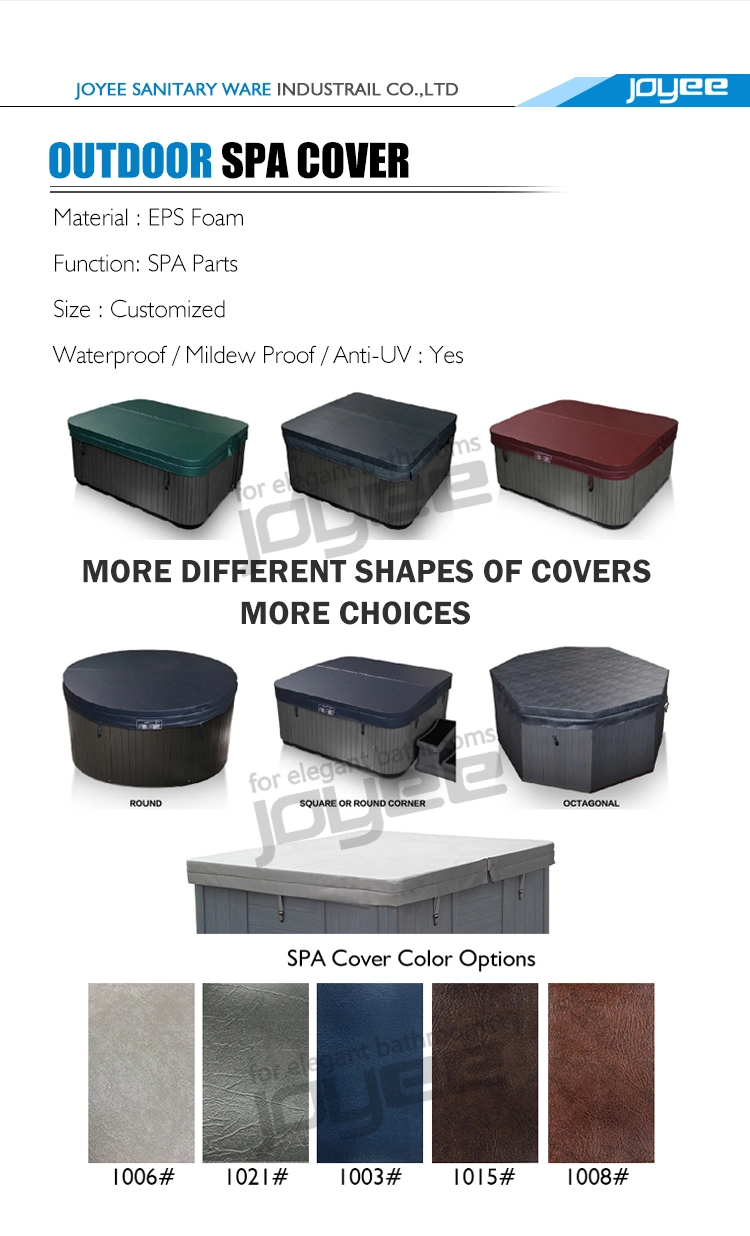 Joyee Outdoor Hot Tub &amp; SPA Multi-Color Mini SPA Cover Custom Made Outdoor Whirlpool Hot Tub Customized Lid Insulation Cover