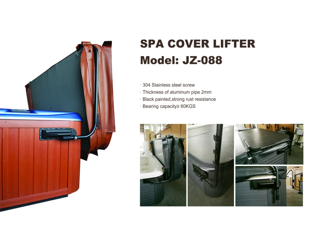 Proway Wholesale SPA Accessories Cover Matte Aluminium Hot Tub Swim SPA Cover Lifter (JZ-088)