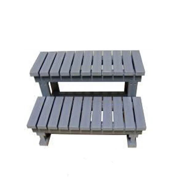 SPA Equipment of Steps PS Material Hot Tub SPA Ladder Durable Plastic Wood Hot Tub Steps