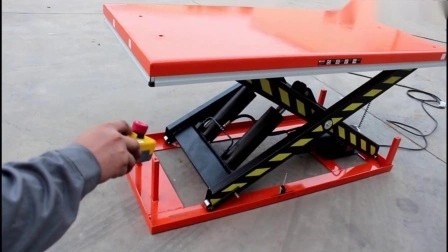 Truck Loading Container Load Scissor Lift with Ramp