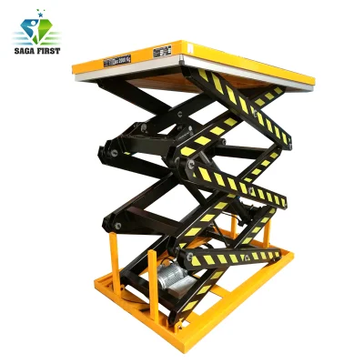 Pallet for Car Use Lift Tables Scissor Pit Cargo Lift 1m-4m Lifting Height