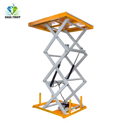 2000kg 4000kg Warehouse Jack Lift Tables Hydraulic Scissor Lifter 4 Meter